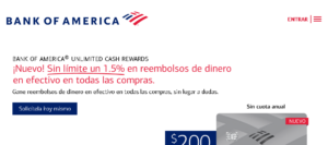Bank of America. Atención en español (horarios y cuentas)